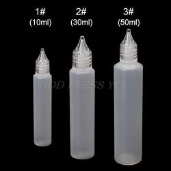 Liquid E - 1pc E Juice Oil Bottle Vape Drip Tip Clear Plastic Empty Liquid Per 10 30 50ml - Bottles Storage Jars Storage Bottles Jars Vape Food Umbrella Liquid Vapor Drip Ecigarette Pipett C