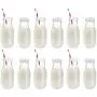 En vrac, 12 Flacons en Ver de 285 ml – Inclut des Couvercles Blancs Réutilisables et des Paillettes. En vrac, 12 Flacons en Ver de 285 ml – Inclut des Couvercles Blancs Réutilisables et des Paillettes.
