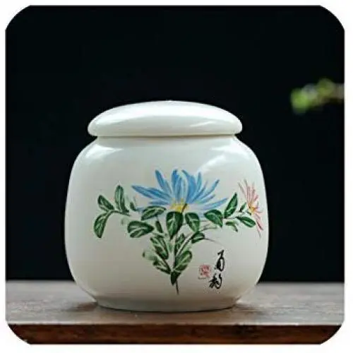 7.5x7.5Cm Ceramic Tea Box Small Tea Canister Kitchen Salt Sugar Seasoning Dried Nuts Storage Container Home Storage Bottles Jars,Ju 7.5x7.5Cm Ceramic Tea Box Small Tea Canister Kitchen Salt Sugar Seasoning Dried Nuts Storage Container Home Storage Bottles Jars,Ju