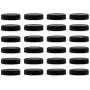 Cornucopia Plastic Mason Jar Lids (24-Pack, Black, Lined); Regular Mouth 70-450 Storage Caps for Mason Jars Cornucopia Plastic Mason Jar Lids (24-Pack, Black, Lined); Regular Mouth 70-450 Storage Caps for Mason Jars