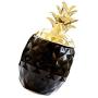 joyMerit Pineapple Ceramic Jars with Lid for Home Kitchen Food Sugar, Jam Storage, DIY Wedding Favors Gift - 2 Pack