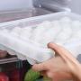 JUSTDOLIFE Egg Container Thickened Shock-proof 34-Grid Egg Holder Egg Storage Box