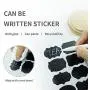 Glasen Jar-Deckel, 4er-Pack Bambus-Deckel für Weitmuндige Glasen Jar, Lagerungs-Glasen Jar-Deckel mit dekorativen Kreide-Schriftzug-Etiketten und Stift