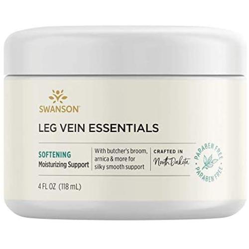Swanson Leg Vein Essentials Cream 4 fl Ounce (118 ml) Cream