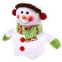 Artibetter Christmas Candy Jar Christms Favor Box with Snowman Doll Star Shape Christmas Food Storage Container for Cookies