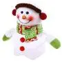 Artibetter Christmas Candy Jar Christms Favor Box with Snowman Doll Star Shape Christmas Food Storage Container for Cookies