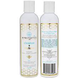 Era Organics Moisturizing Face Wash For Sensitive Skin - Gentle Sulfate Free Facial Cleanser and Body Wash with Organic Aloe Vera & Soothing Manuka Honey for Dry, Oily, Cracked, Damaged, Itchy Skin