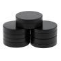 25pcs (20pcs× 60ml + 5pcs× 100 ml) Round Silver&Pink&Black Aluminum Metal Tins Storage Jars Containers with Secure Top Lids