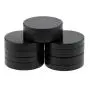 25 Stück (20 Stück x 60 ml + 5 Stück x 100 ml) Runde Silber-, Rosa- und Schwarze Aluminium Metalne Töpfe Behälter Behälter mit Sicheren Deckeln