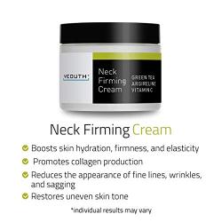 YEOUTH Neck Cream for Firming, Anti Aging Wrinkle Cream Moisturizer, Skin Tightening, Helps Double Chin, Turkey Neck Tightener, Repair Crepe Skin with Green Tea, Argireline, Vitamin C - 2oz (2oz)