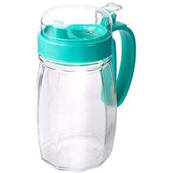 Kitchen Food Storage Jar Airtight Food Storage Kitchen Glass Jar Moisture-Proof Home Multi-Purpose Jam Bottle Cruet Glass Oiler Large Loading Bottle Seasoning Bottle (Color : Blue)