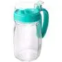 Kitchen Food Storage Jar Airtight Food Storage Kitchen Glass Jar Moisture-Proof Home Multi-Purpose Jam Bottle Cruet Glass Oiler Large Loading Bottle Seasoning Bottle (Color : Blue)