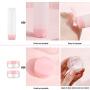Travel Bottles Kit, 9 Pack Pasking Travel Containers Kit, TSA Approved Leak Proof Portable Toiletry Containers Set, Clear PET Cosmetic Containers for Lotion, Shampoo, Cream, Soap, Pink