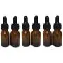 6PCS Flacons en Verre Ambrés Remplissables de 10ml 0.34oz avec Pipette en Verre pour Huiles Essentielles 6PCS Flacons en Verre Ambrés Remplissables de 10ml 0.34oz avec Pipette en Verre pour Huiles Essentielles