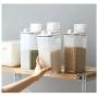 WWWT Food Storage Box, Kitchen Transparent Grain Sealed Storage Tank, Plastic Storage, Storage jar Household Set