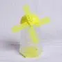 STOBOK Süßigkeitenbehälter Glas Windmühlenform Hochzeit Gastgeschenke Behälter Zuckerglaskaraffe für Hochzeit Geburtstag Weihnachten 12 Stück (Gelb)