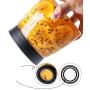 Glass Sealed Jars, Kitchen Household Grain Storage Tanks, Storage Of Spices/Coffee/Oatmeal/Milk Powder
