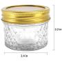 Betrome 4 oz Glass Jars with Regular Lids and Bands, Mason Jar,Mini Storage Jar Canning Jars for Tea,Honey,Homemade Jam,Jelly,Baby Food,Wedding Favor,Shower Favor and More(40 Pack)