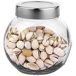 Glass Storage Jar Kitchen Sealed Food Grains Storage Bottle Tea Milk Powder Coffee Seal Storage Cans DELICATEWNN (Capacity : 650ml1)