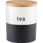 Pinky Up 5051 Canister 5051.0 Tea Accessories, White & Chalkboard