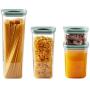 Plastic Food Sealed Jars, Kitchen Household Grain Storage Tanks, Storage Of Spices/Coffee/Oatmeal/Milk Powder