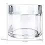 Beauticom 12er Set Runde Klare Glasbehälter (30g/30ml) mit Silberfarbenen Flachdeckeln für Kräuter, Gewürze, Kräutertee, Kaffee & andere Lebensmittel – BPA-frei