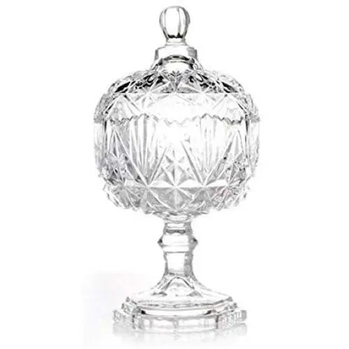 Transparente Glas-Süßigkeitenbehälter mit hohem Deckel, Kreative Süßigkeitenbox, Zuckerbehälter für Kaffee, transparente Aufbewahrungsbox.
