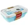 Keeper "Mia Polar Rectangle Freeze Food Box, Blue, 2.4 Litre, 3-Piece Keeper "Mia Polar Rectangle Freeze Food Box, Blue, 2.4 Litre, 3-Piece