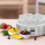 Euro Cuisine Yogurt Maker - YMX650 Automatic Digital Yogurt Maker Machine with Set Temperature - Includes 7-6 oz. Reusable Glass Jars and 7 Rotary Date Setting Lids for Instant Storage Euro Cuisine Yogurt Maker - YMX650 Automatic Digital Yogurt Maker Machine with Set Temperature - Includes 7-6 oz. Reusable Glass Jars and 7 Rotary Date Setting Lids for Instant Storage
