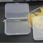 Plastic Box Clear - 2pcs Clear Plastic Transparent With Lid Storage Box Collection Container Case C42