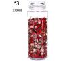 Kitchen Food Storage Jar Airtight Food Storage Spice/Storage Jar 3 Round Transparent Glass Spice Bottles With Transparent Glass Lids Airtight Dry Food Storage Spice Container Set 1700ML