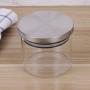 TOPBATHY Glass Food Storage Jars Airtight Sealed Canister Kitchen Moistureproof Storage Container with Stainless Steel Lid