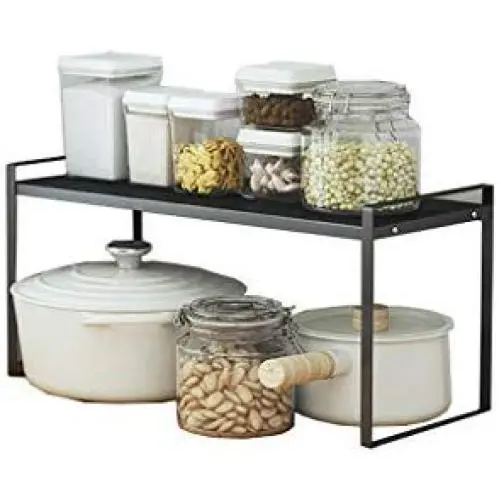 Shelf Organizer Kitchen Organization Metal Spice Rack Under Sink Freestanding Shelf Countertop Seasoning Jars Storage Stackable Holder Display For Cabinet Pantry Shoe Rack (Size : 50.7x20.5x24cm) Shelf Organizer Kitchen Organization Metal Spice Rack Under Sink Freestanding Shelf Countertop Seasoning Jars Storage Stackable Holder Display For Cabinet Pantry Shoe Rack (Size : 50.7x20.5x24cm)