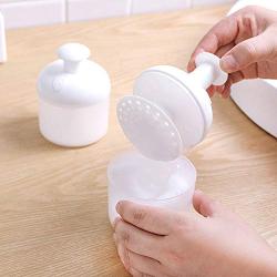 Facial Cleanser Storage Bottle Foam Foamer Bubbler Jar Presser Portable Home Cosmetic Facial Cleanser Container Supplies,W