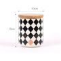Mini Spice Jars Household ceramic sealed cans creative grain storage tank kitchen storage box