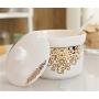 Mini Spice Jars Ceramic seasoning jar set of European kitchen supplies