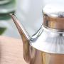 Stainless Steel Oil Dispenser,Leak Proof Vinegar Container Bottles Oil Dispenser Pot with Lid & Spout for Kitchen Cooking Oil Jar Cruet Storage containers
