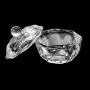 1pc Crystal Glass Jar With Lid Acrylic Bottles Kitchen Spice Cup Container Makeup Powder Nail Cups Dish Bowl,Transparent 1pc Crystal Glass Jar With Lid Acrylic Bottles Kitchen Spice Cup Container Makeup Powder Nail Cups Dish Bowl,Transparent