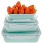 NUMYTON Food Prep Containers with Lids Meal Lunch Container Bpa-Free, Reusable Leak-proof, Non-Toxic Safe for Fridge, Dishwasher & Microwave