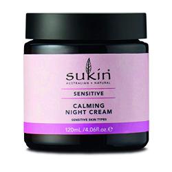 Sukin Sensitive Skin Calming Night Cream, 4.06 Ounces