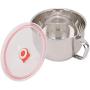 Instant Noodle Bowl 1300ml Stainless Steel Portable Instant Noodle Bowl with Handle and Sealed Lid