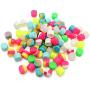 K&A Company 100 Pcs 2ML Colorful Round Silicone Non Stick Concentrate Containers Jar Storage Box