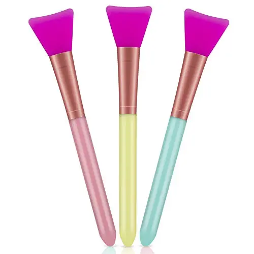 3pcs Pinceaux Faciaux en Silicone, Applicateur Flexible pour Masques d'argile, Matériel d'Application pour Crèmes Hydratantes, Pinceau Doux pour Masques d'argile, de boue, de charbon. 3pcs Pinceaux Faciaux en Silicone, Applicateur Flexible pour Masques d'argile, Matériel d'Application pour Crèmes Hydratantes, Pinceau Doux pour Masques d'argile, de boue, de charbon.