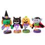 UPKOCH 2pcs Halloween Candy Jars Pumpkin Candy Holders Trick or Treat Box Biscuit Cookie Storage Cases Decorative Bottles for Halloween