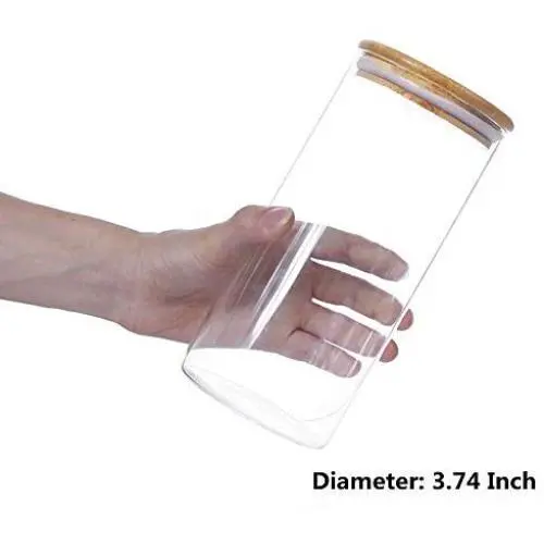 High Temperature Resistance Glass Carafe Glass Storage Canister with Cork Lids (15cm High) High Temperature Resistance Glass Carafe Glass Storage Canister with Cork Lids (15cm High)