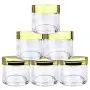Bouteilles en Acrylique Rondes Transparentes 12 Pièces 1 oz. avec Couvercles Plates pour Crèmes, Lotions, Maquillage, Cosmétiques, Échantillons, Herbes, Pommades (12 Bouteilles + Couvercles, OR) Bouteilles en Acrylique Rondes Transparentes 12 Pièces 1 oz. avec Couvercles Plates pour Crèmes, Lotions, Maquillage, Cosmétiques, Échantillons, Herbes, Pommades (12 Bouteilles + Couvercles, OR)