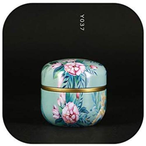 50Ml Japanese Style Kitchen Tea Box Jar Storage Holder Sweetmeats Candies Cans Teaware Tea Caddies Tin Containers Storage Box,02