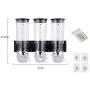 Conteneurs de Rangement pour Boîtes d'Aliments 1-2L, Seaux, Fixation Murale - Distributeur d'Épices Divers, Pot à Visser Étanchéifié avec Tasse et Base. Conteneurs de Rangement pour Boîtes d'Aliments 1-2L, Seaux, Fixation Murale - Distributeur d'Épices Divers, Pot à Visser Étanchéifié avec Tasse et Base.