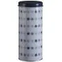 Premier Housewares Joni Storage Canister, Tin, White, 8 x 8 x 18 cm
