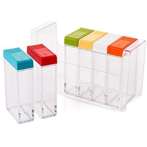DecentGadget Seasoning Bottle Spice Jar Condiment Storage Pot Container